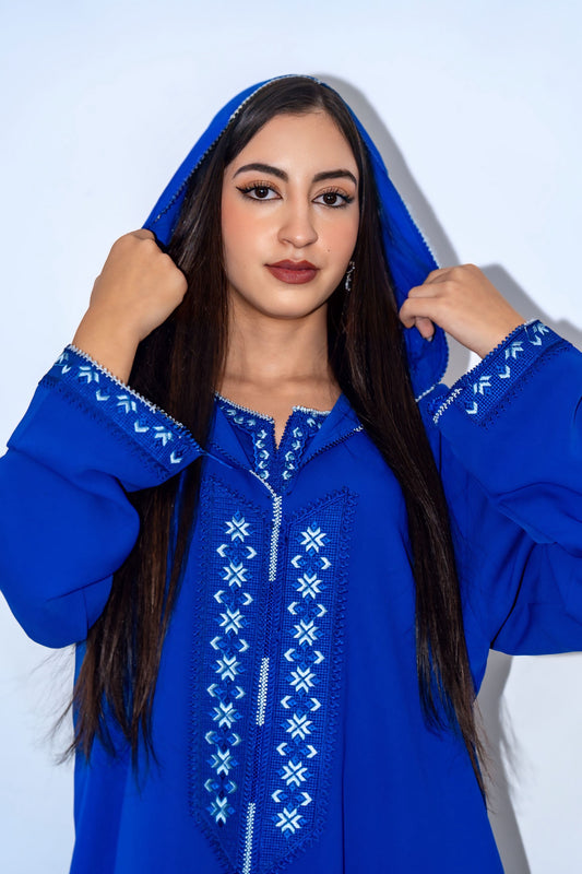 Abaya blu