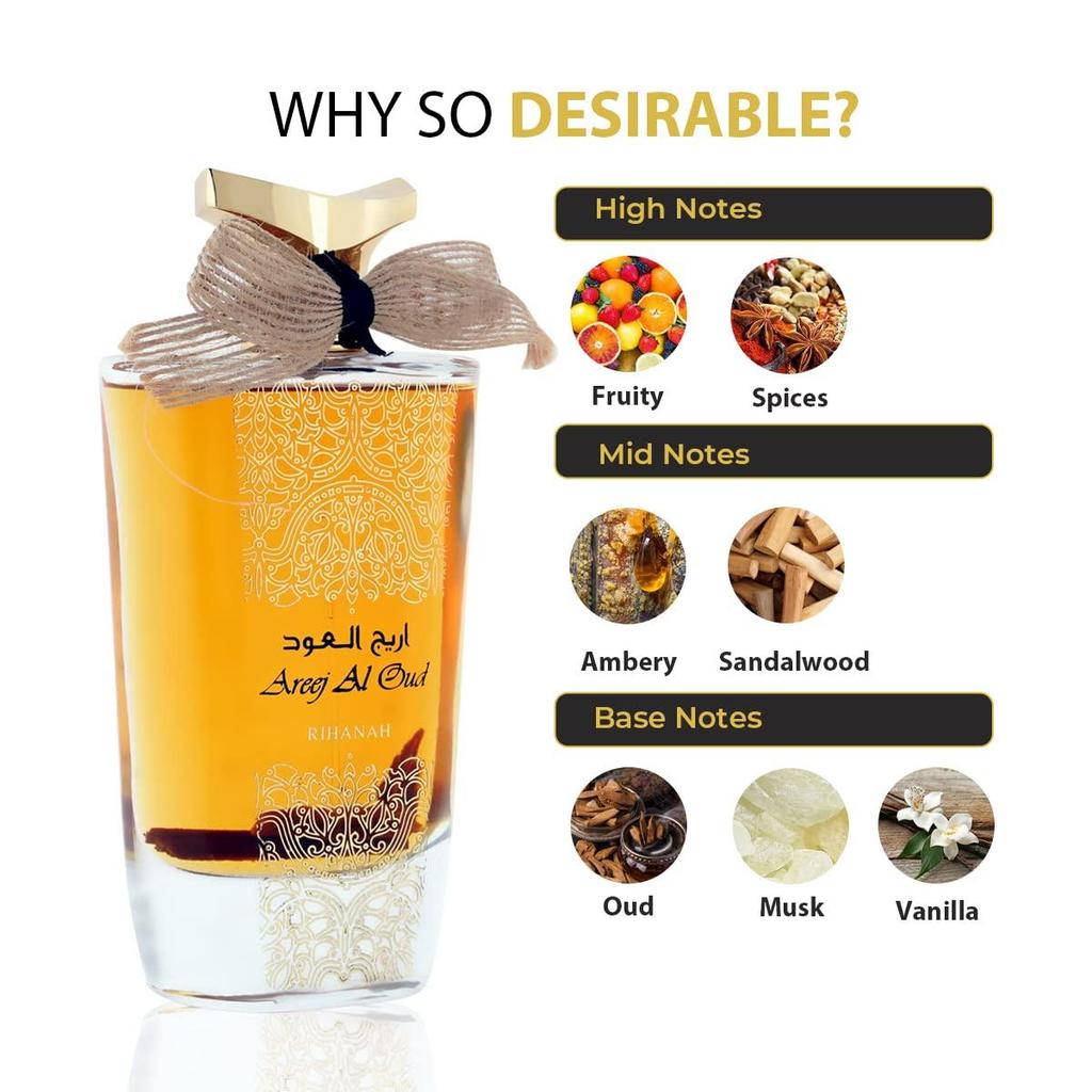 Areej al oud (oro) Eau de Parfum 100ml