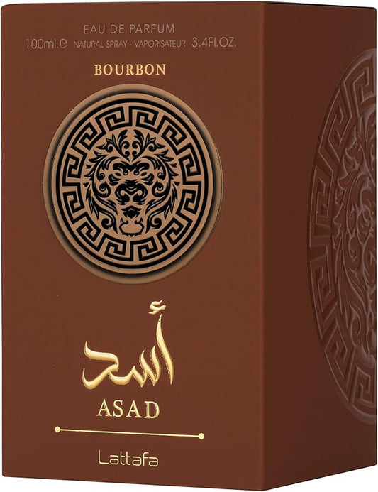 Lattafa Asad Bourbon Eau De Parfum 100Ml
