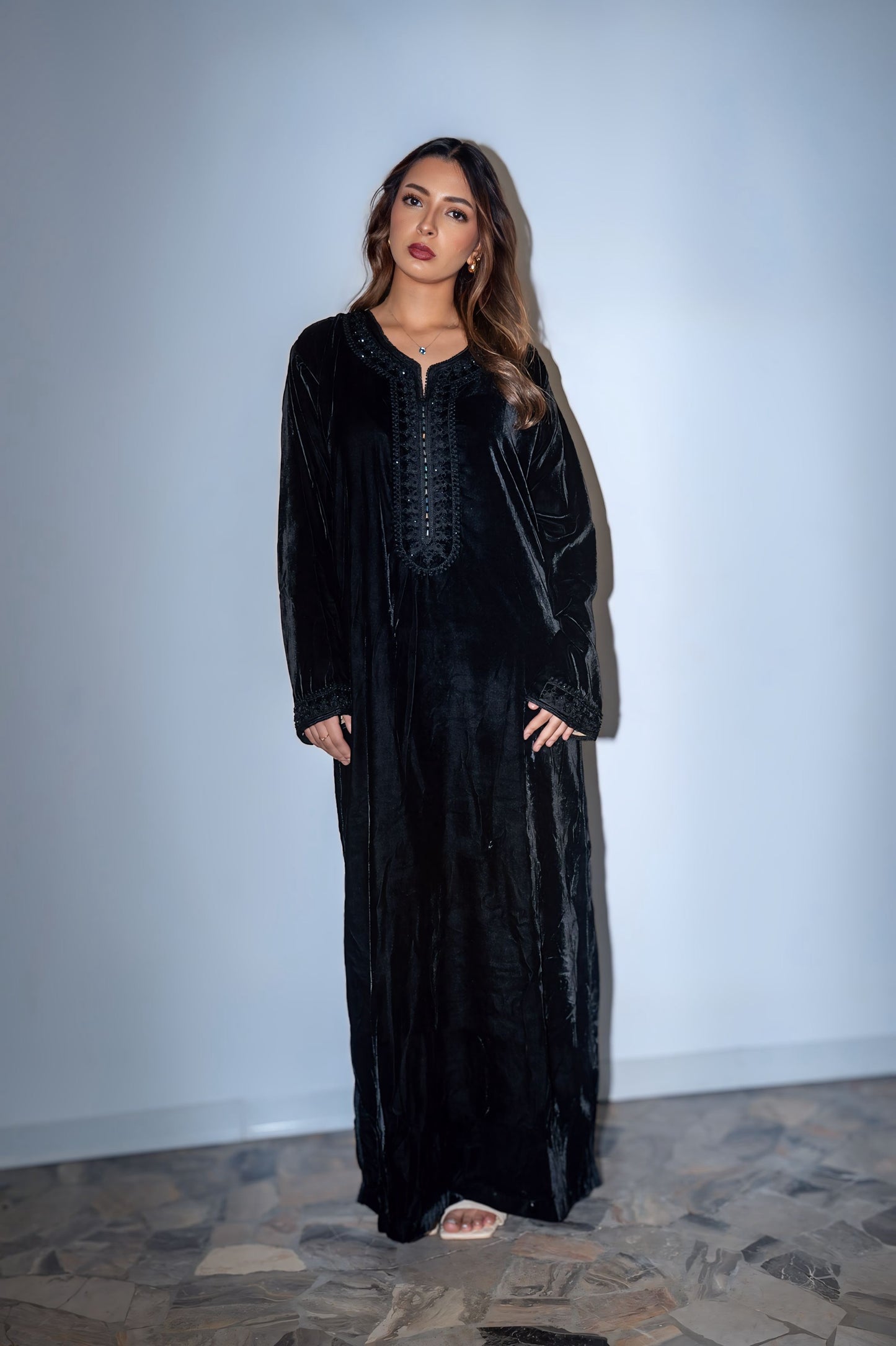 Caftan -Velluto Nero