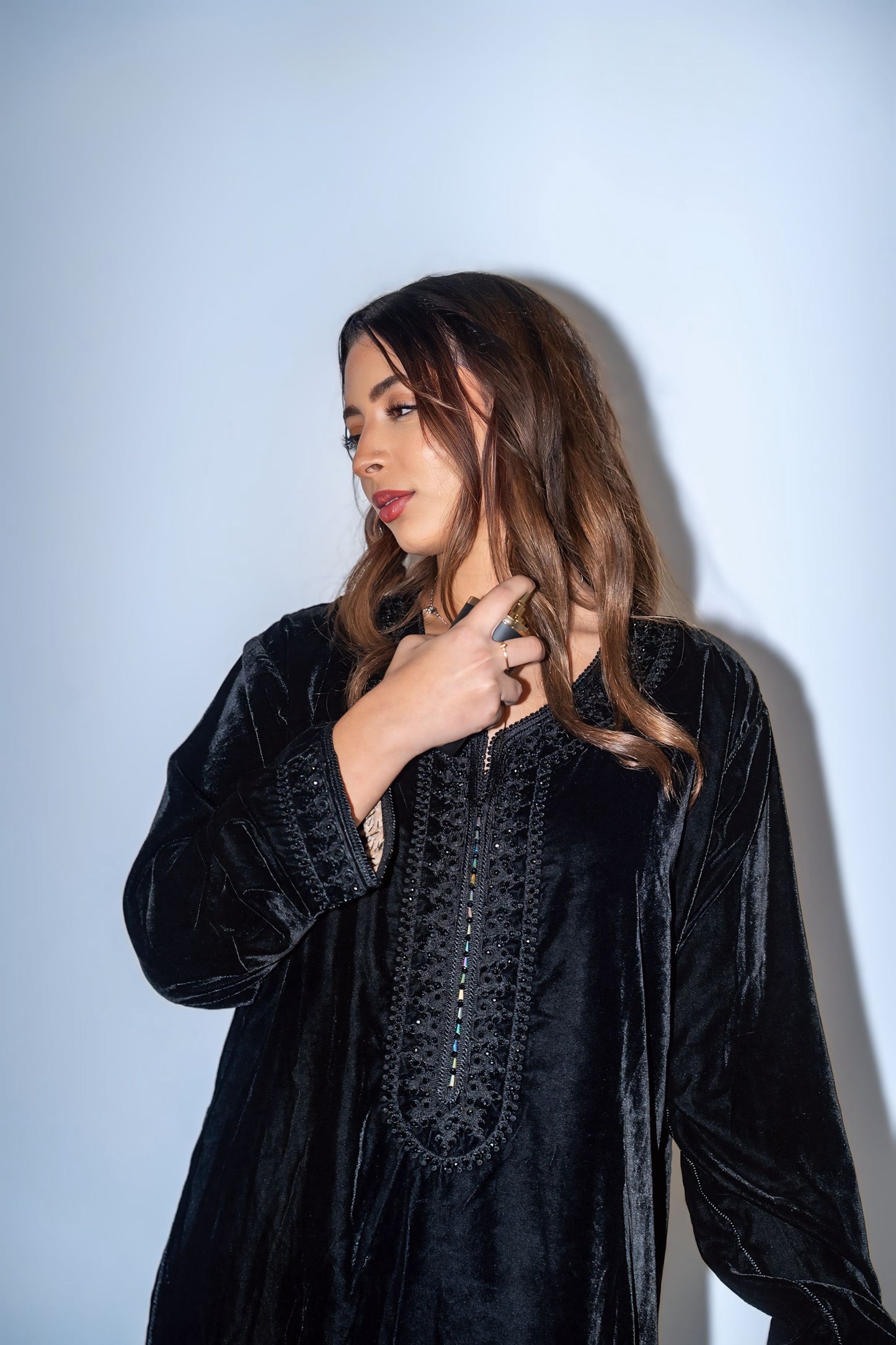 Caftan -Velluto Nero