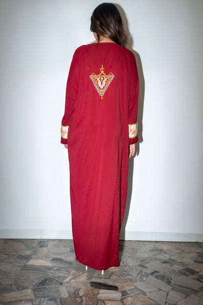 Caftan -Rosso rubino