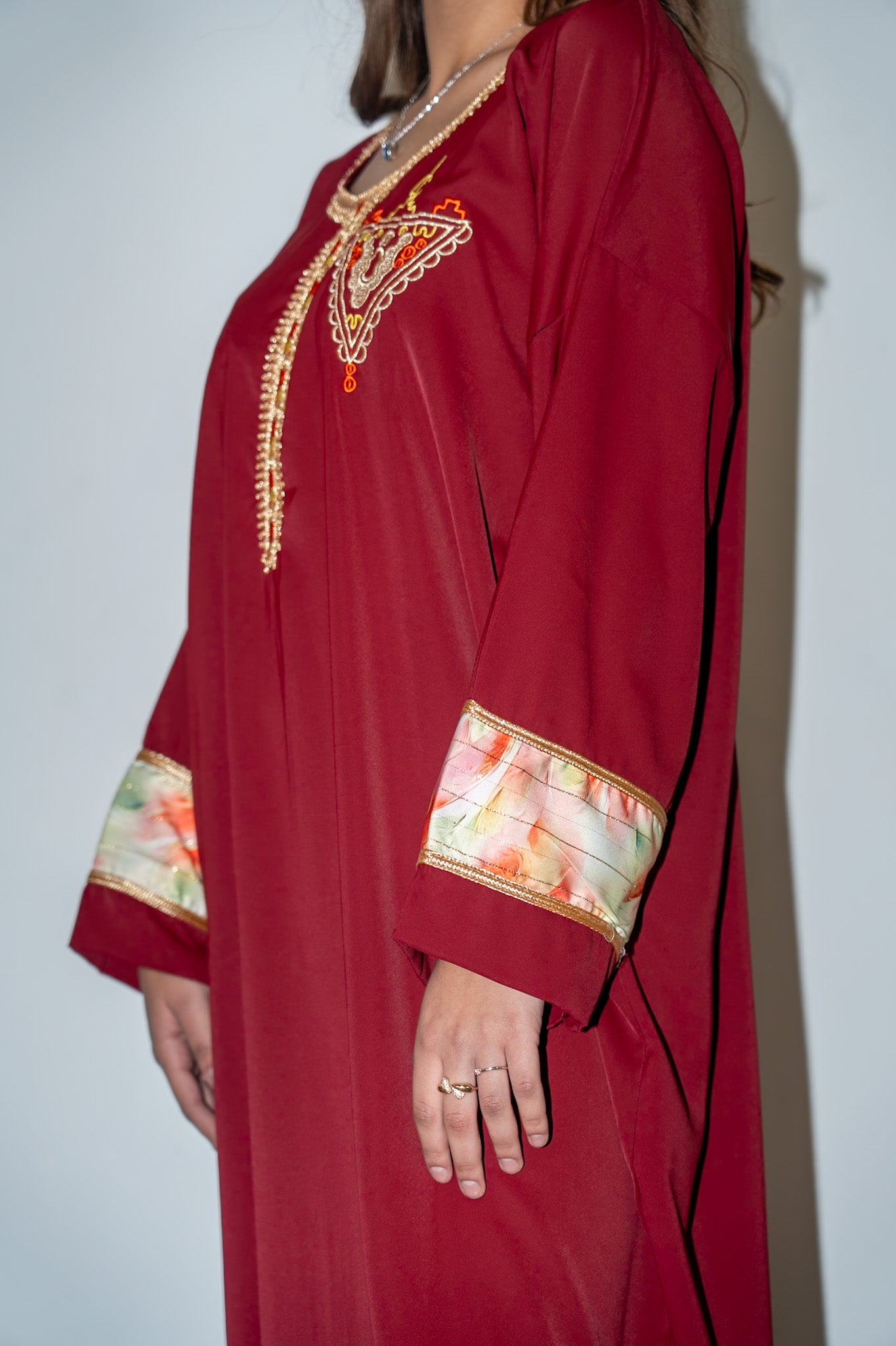 Caftan -Rosso rubino