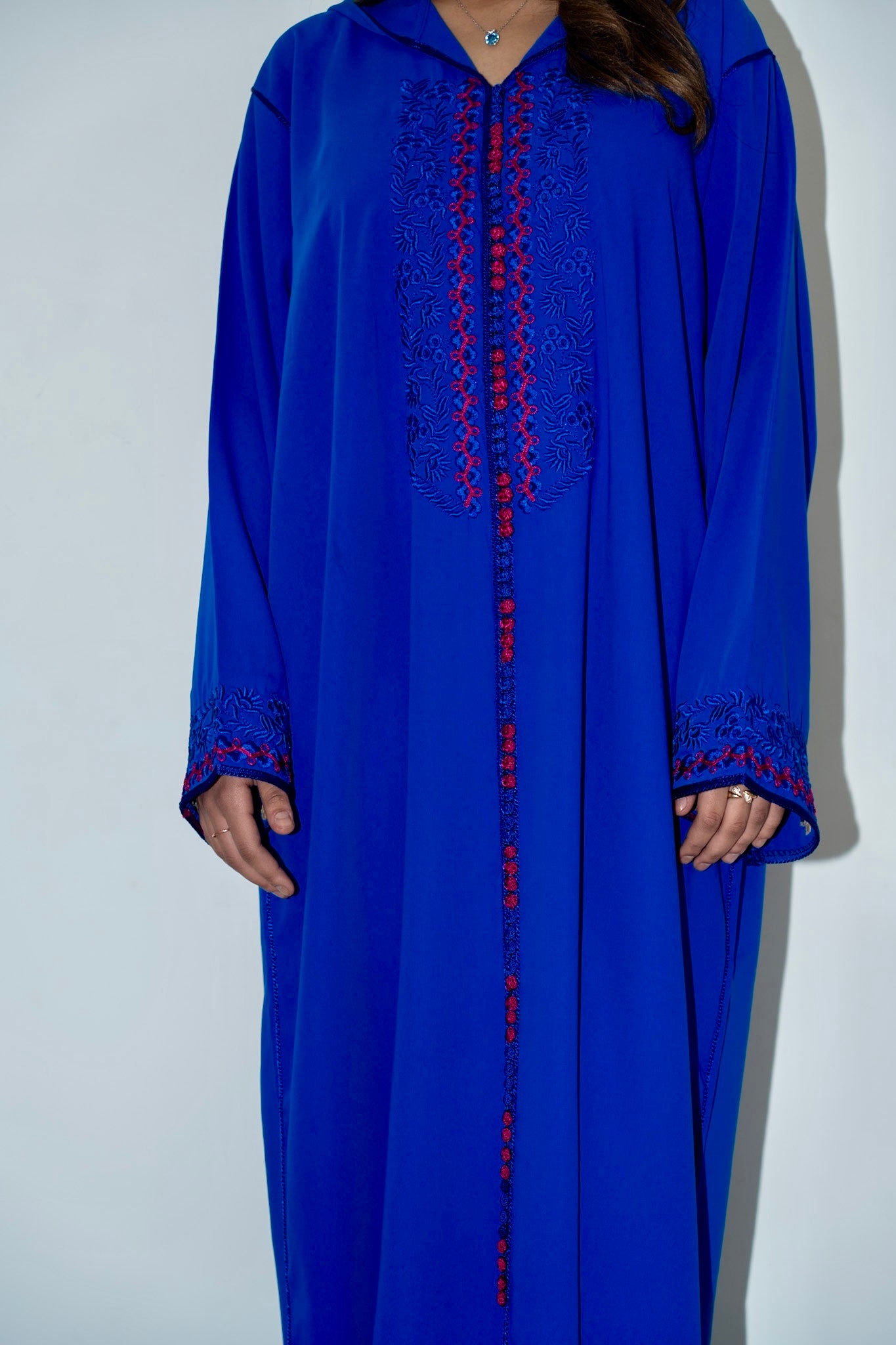 Abaya blu royal