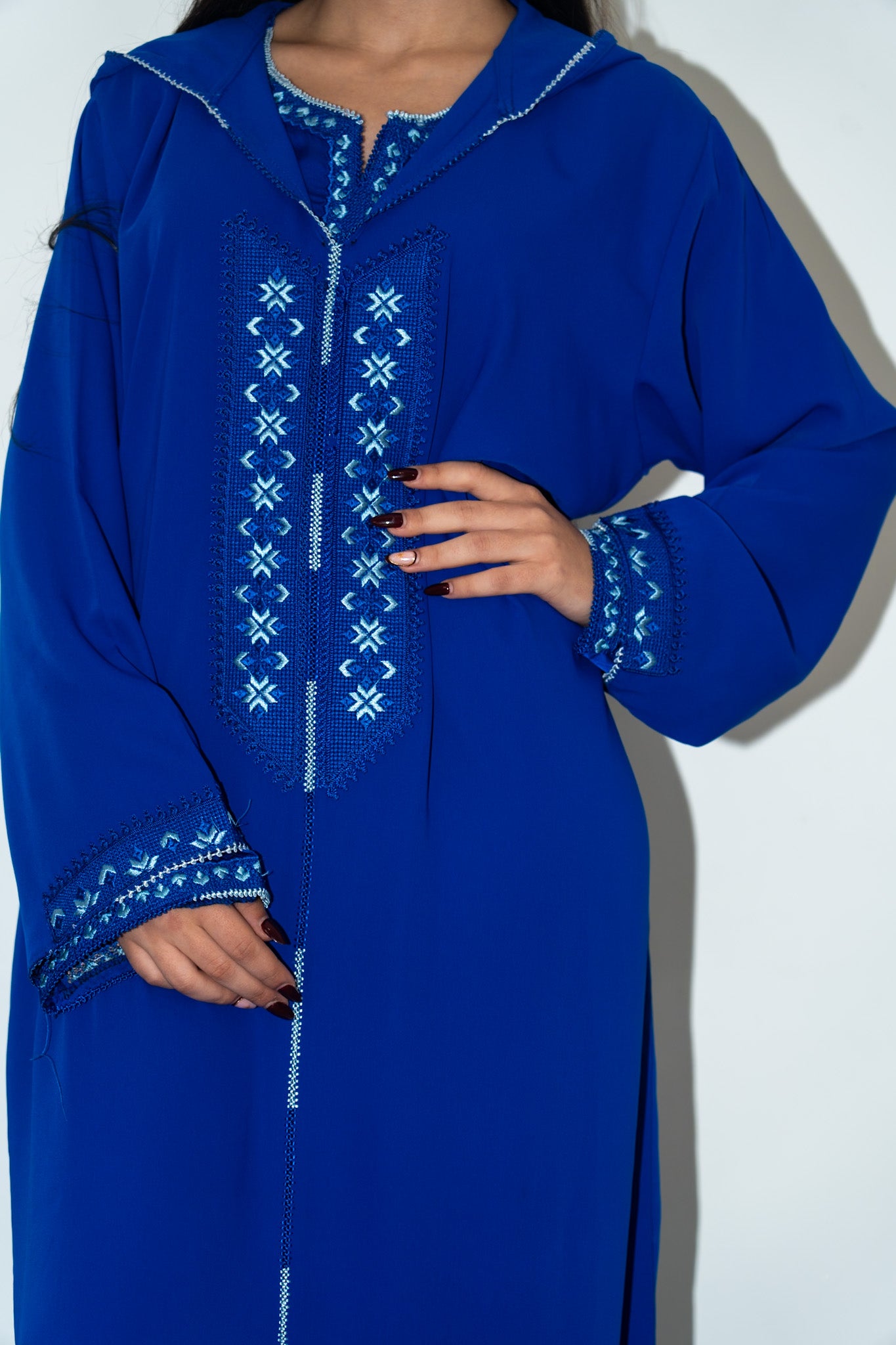 Abaya blu