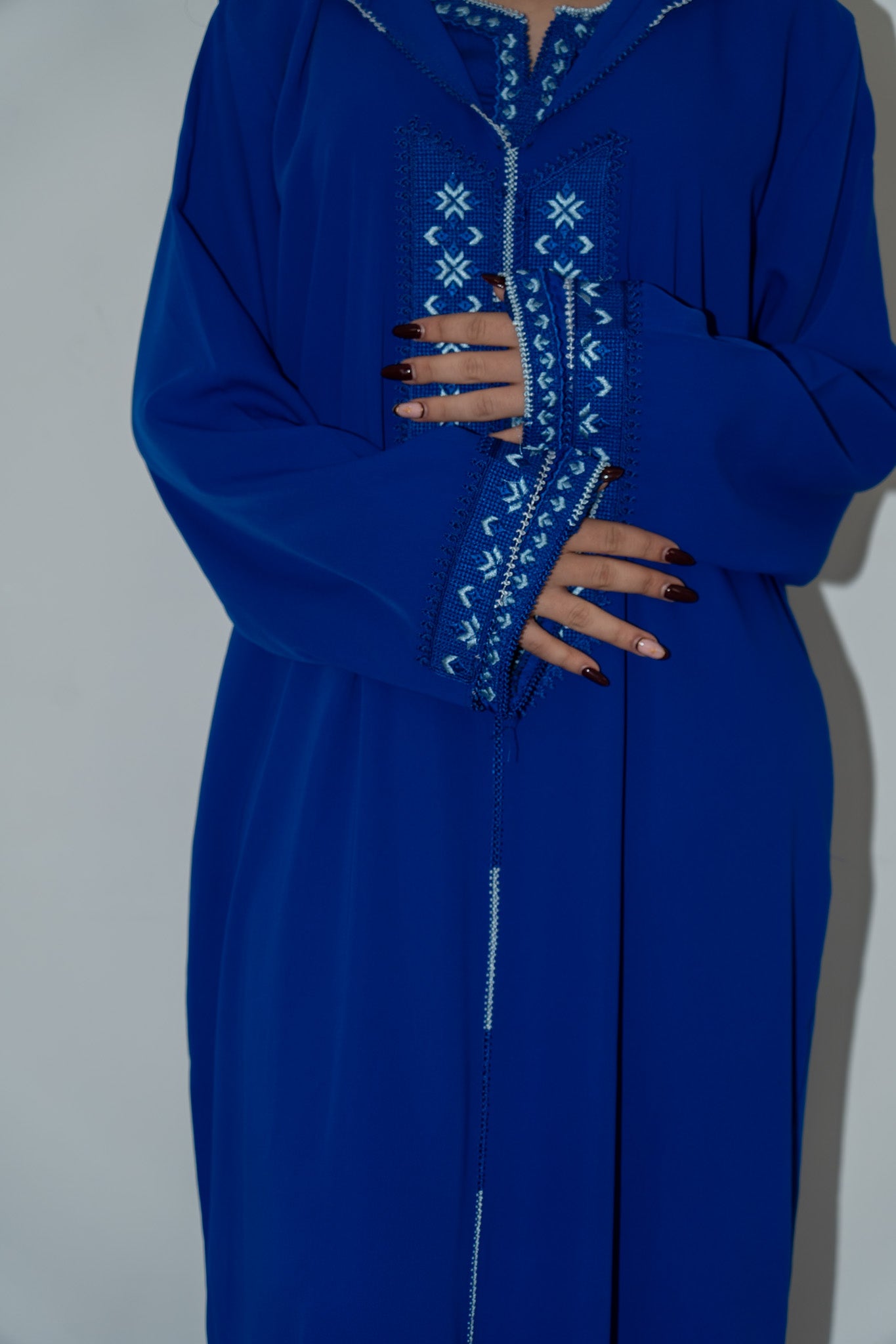 Abaya blu