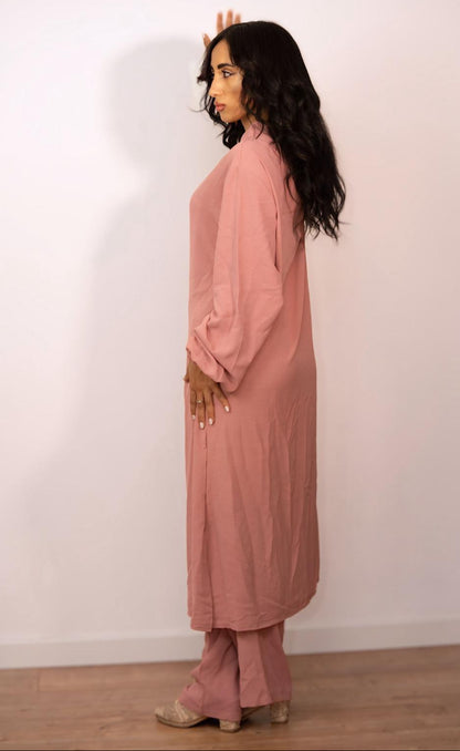 Completo due pezzi -Rosa antico