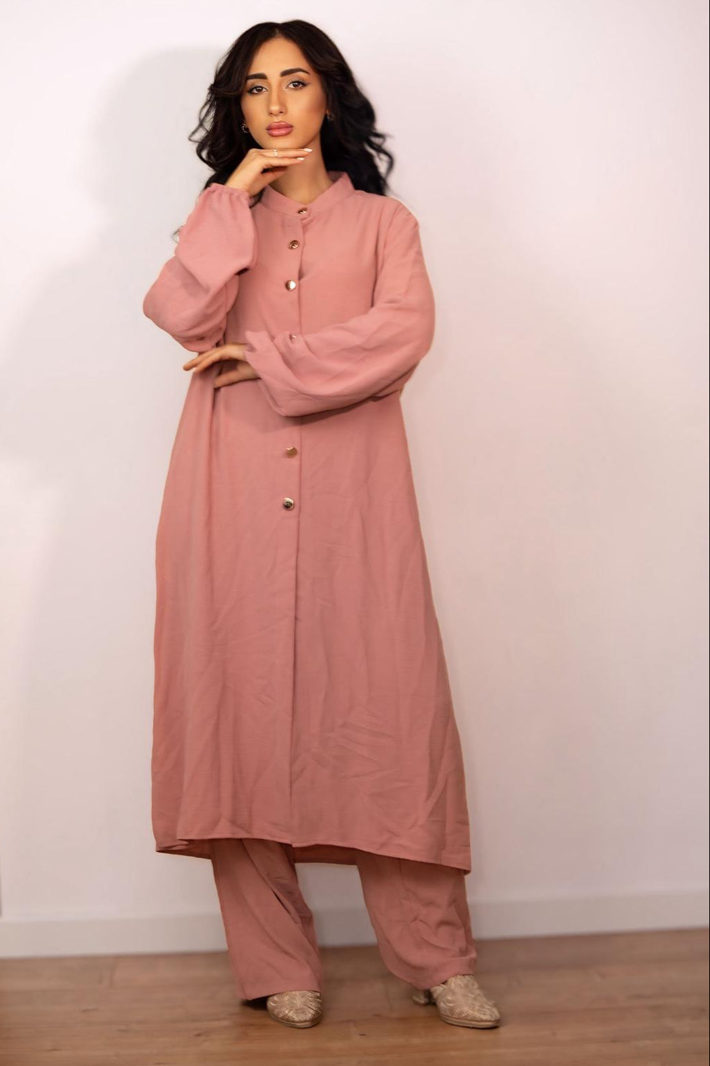 Completo due pezzi -Rosa antico