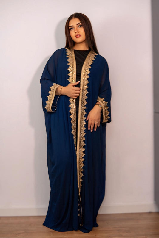 Abaya-Blu royal