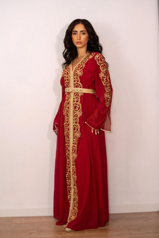 Caftan -Bordeaux
