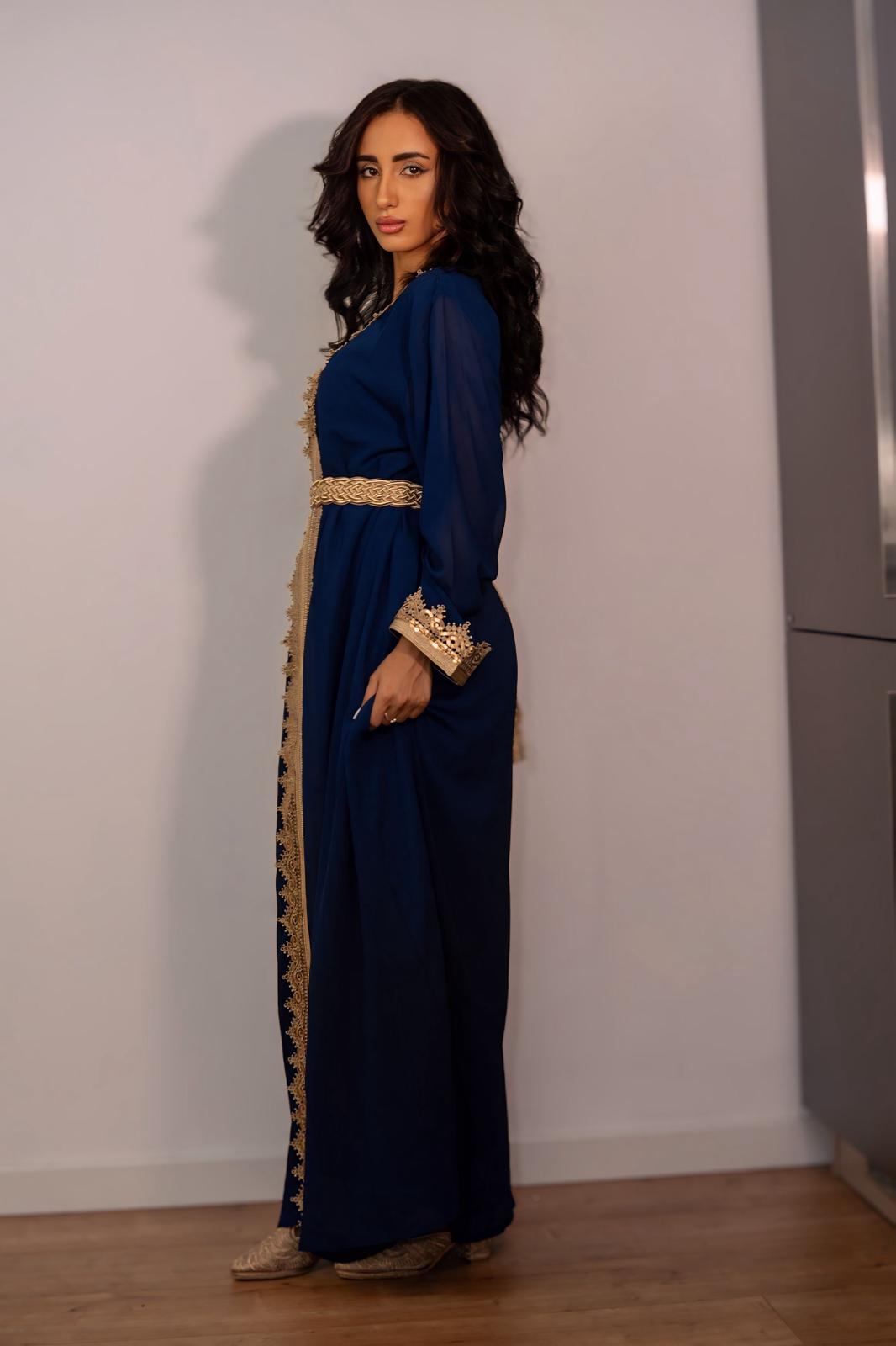 Caftan -Blu royal
